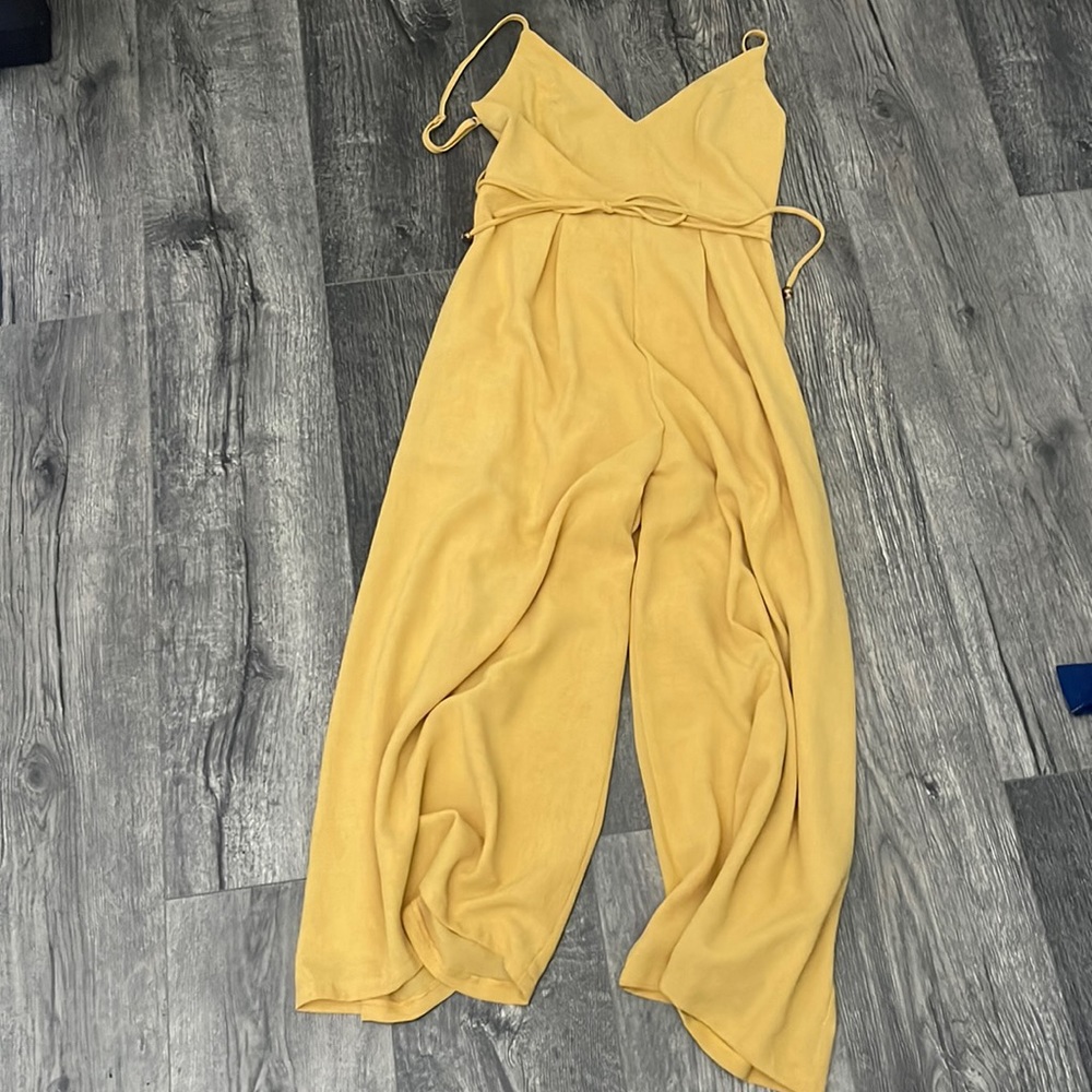 Yellow jumpsuit